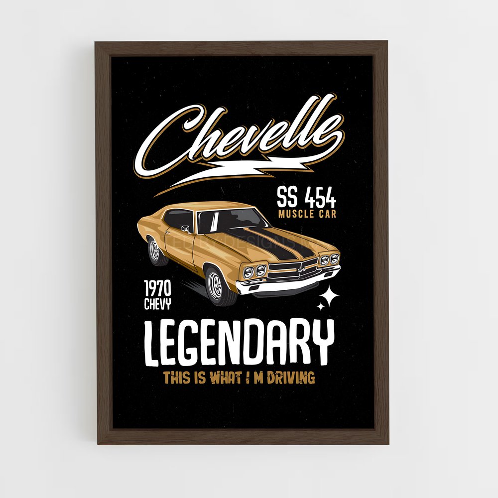 Poster Légende de la Route – affiche Chevrolet (vue 5)